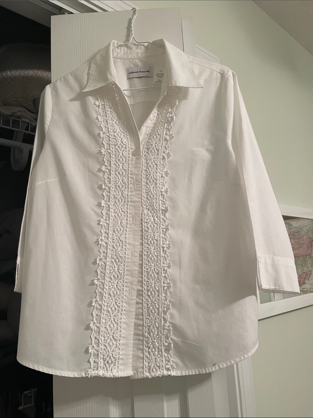 Alfred Dunner White Woman’s blouse
